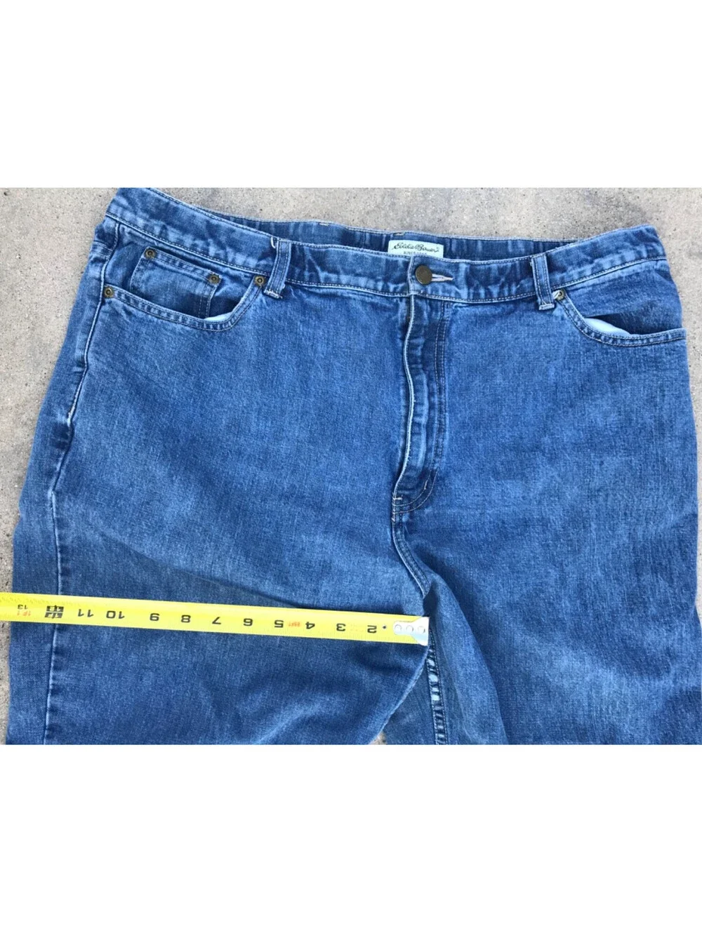 Eddie Bauer Womens 20 Tall Regula Blue Denim High Rise Jeans Medium Wash